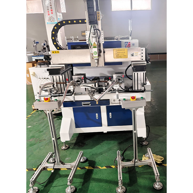 Non-standard customized five-axis double-station cutting machine